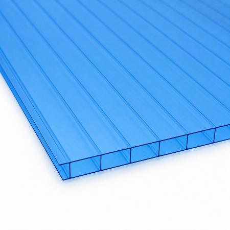Policarbonat albastru 10mm, 2.1 x 6 metri